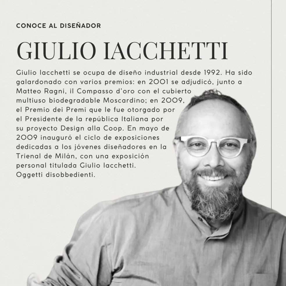 Champañera de acero inoxidable Noè Giulio Lacchetti Alessi
