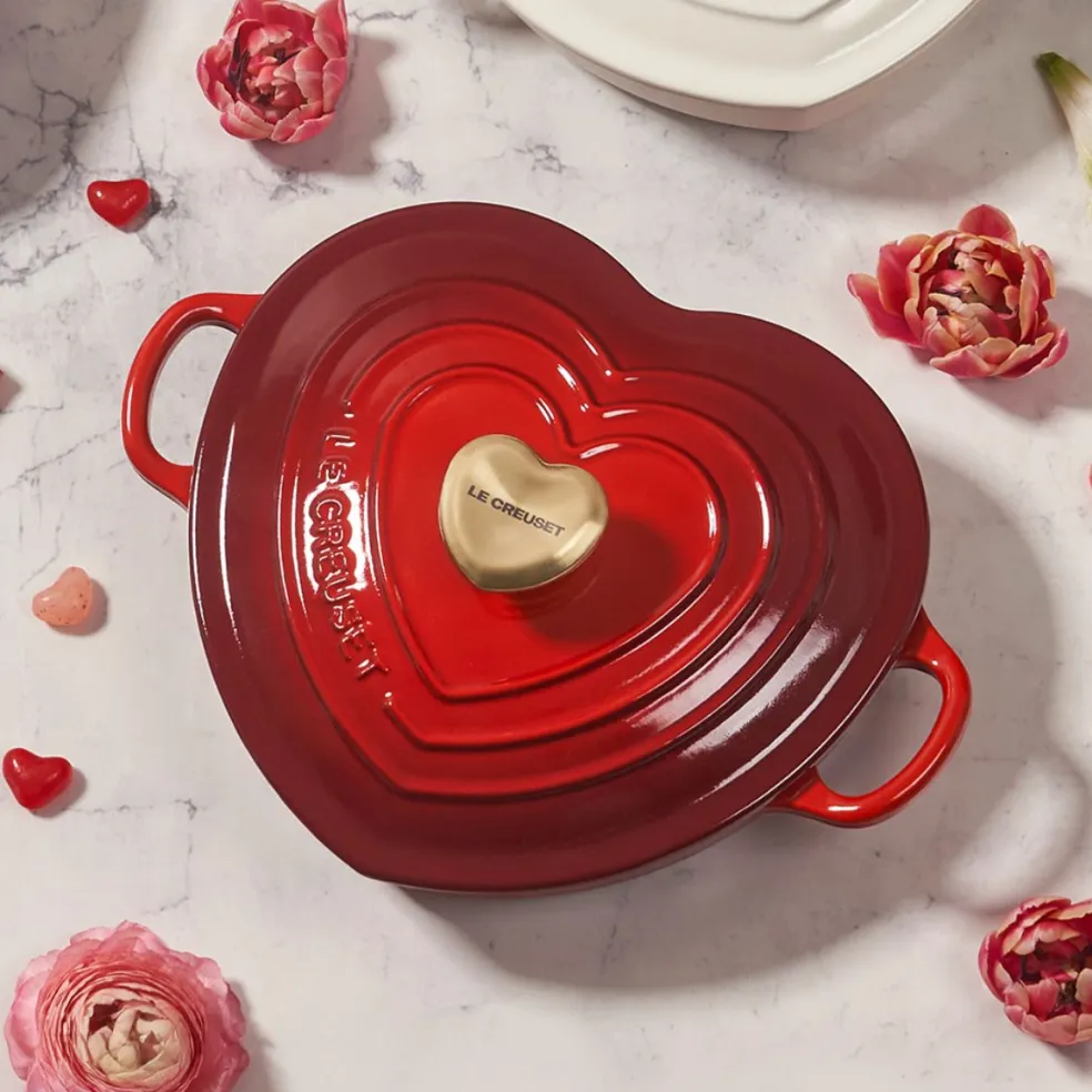 Cocotte baja corazón Le Creuset