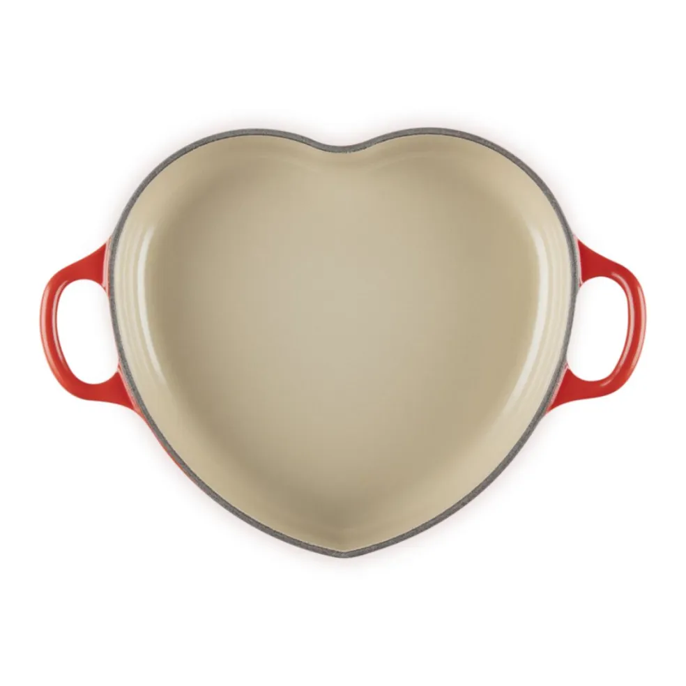 Cocotte baja corazón Le Creuset