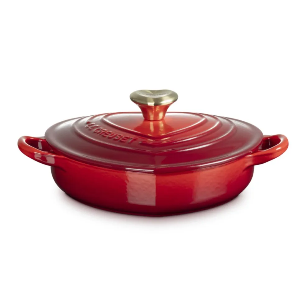 Cocotte baja corazón Le Creuset