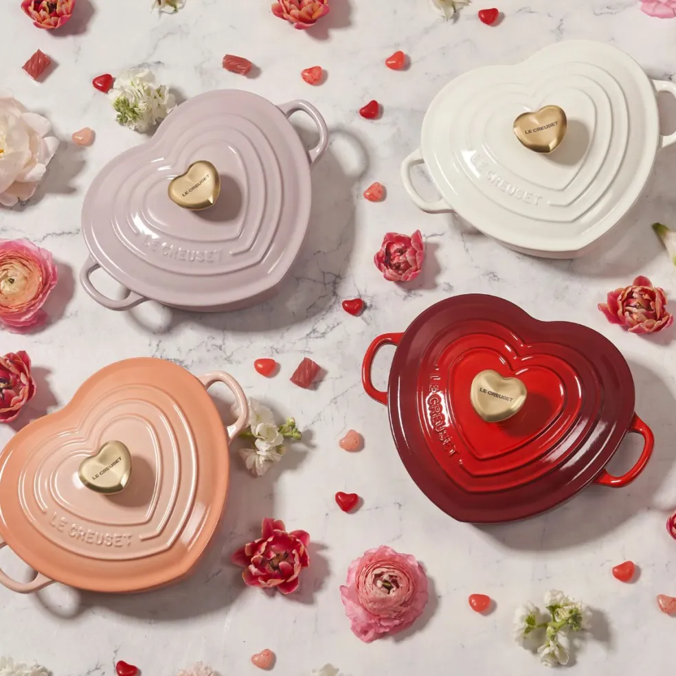 Cocotte baja corazón Le Creuset
