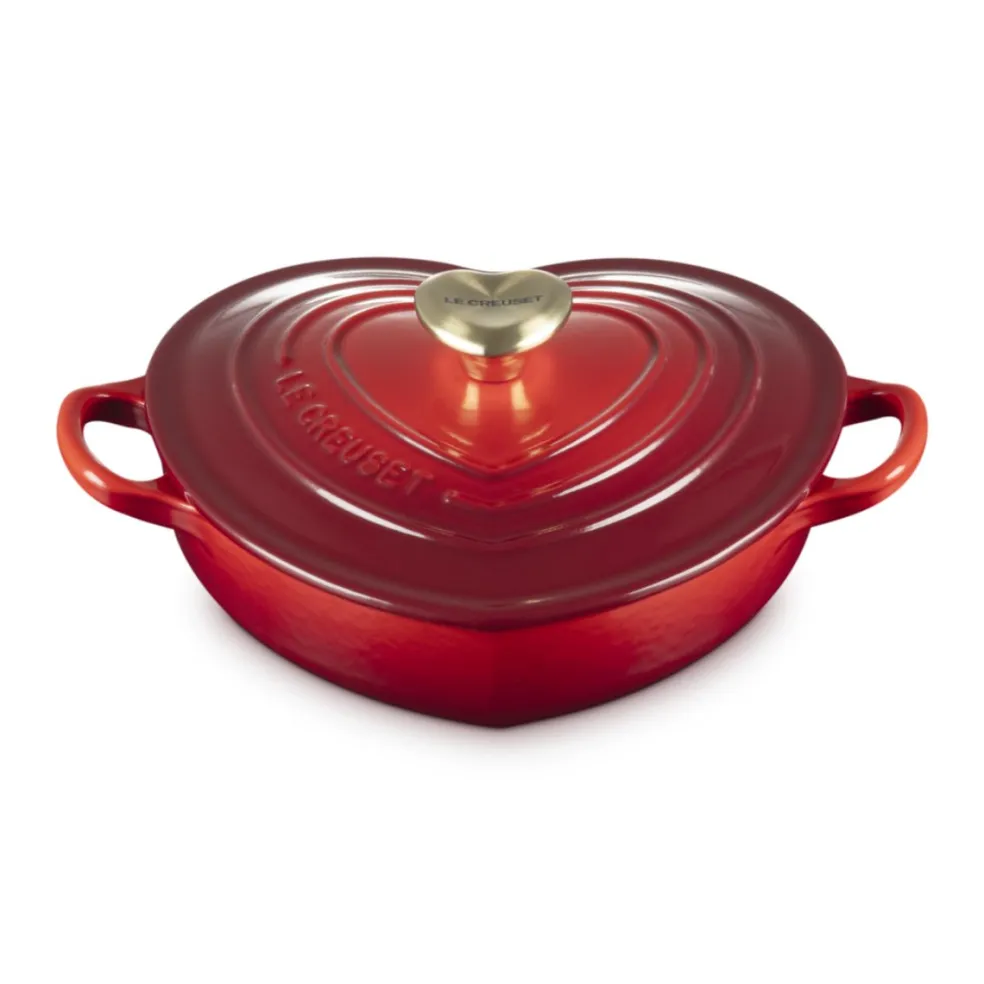 Cocotte baja corazón Le Creuset