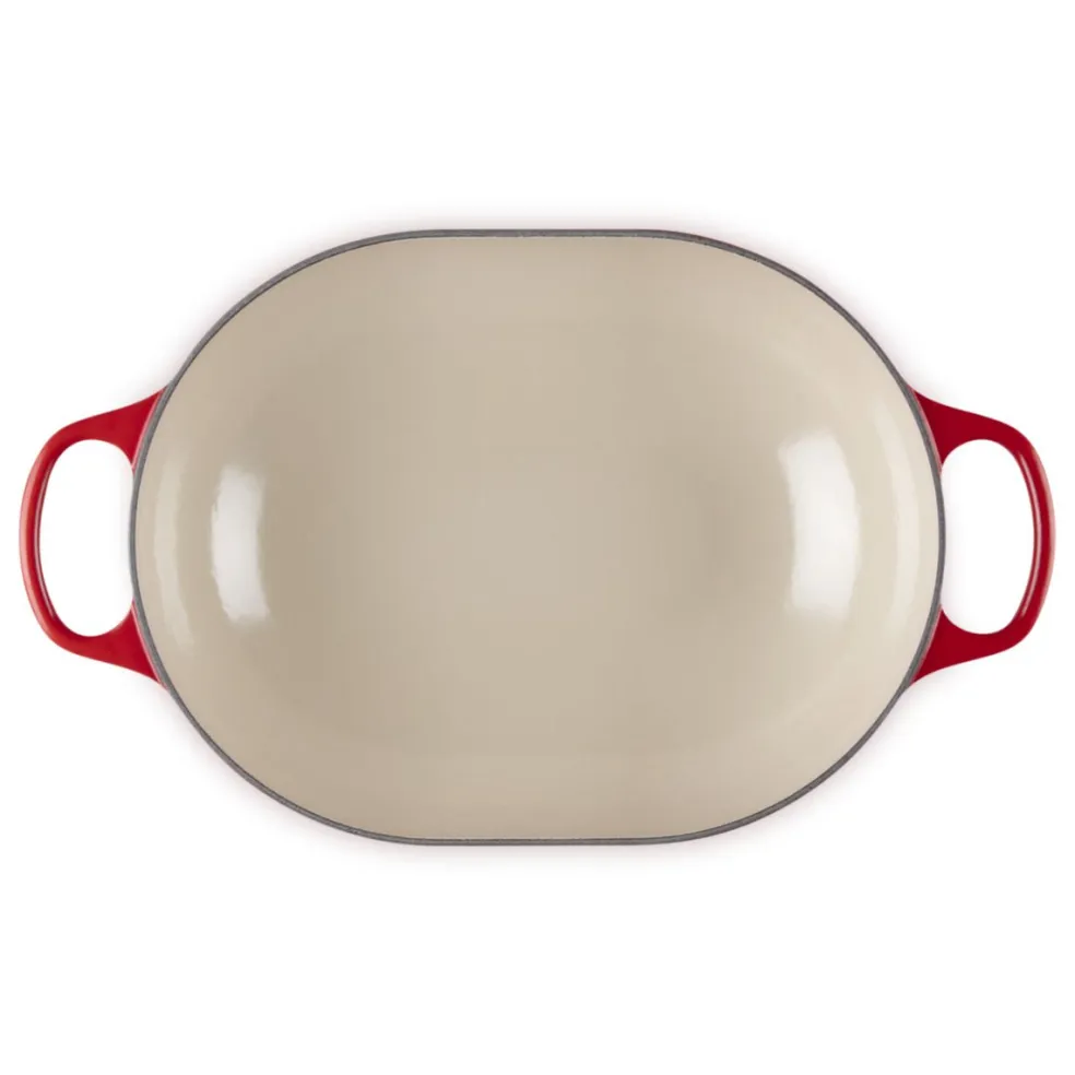 Cocotte baja tipo cacerola ovalada Le Creuset