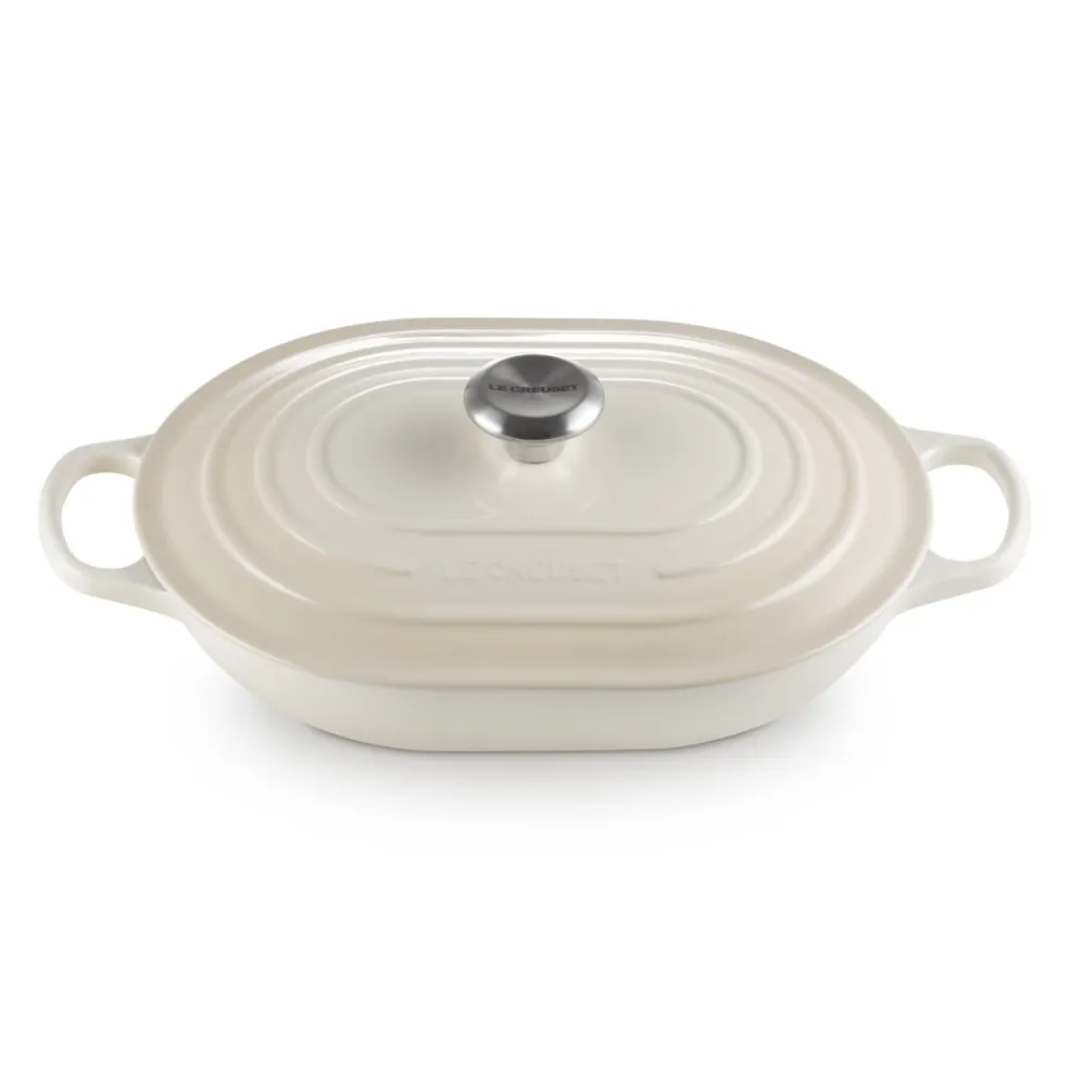 Cocotte baja tipo cacerola ovalada Le Creuset