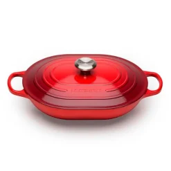 Cocotte baja tipo cacerola ovalada Le Creuset