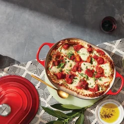 Cocotte baja tipo cacerola ovalada Le Creuset