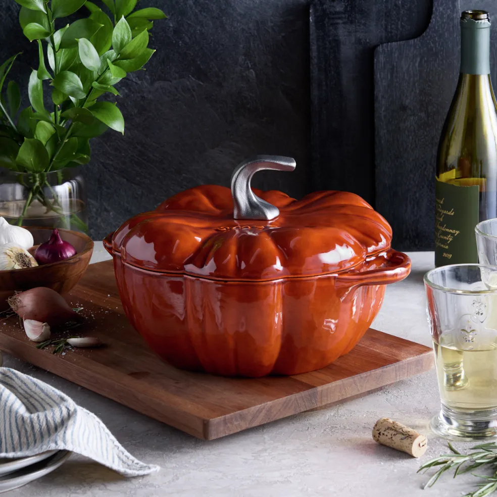 Cocotte calabaza de hierro fundido Staub