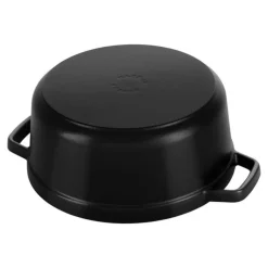 Cocotte de hierro fundido con vaporera de inox Staub
