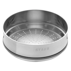 Cocotte de hierro fundido con vaporera de inox Staub