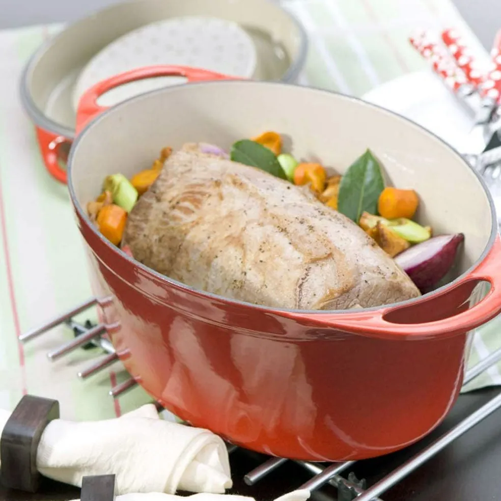 Cocotte Doufeu oval de hierro Le Creuset