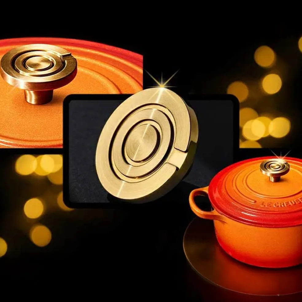 Cocotte Flamme Dorée redonda Ed. Especial Centenario Le Creuset