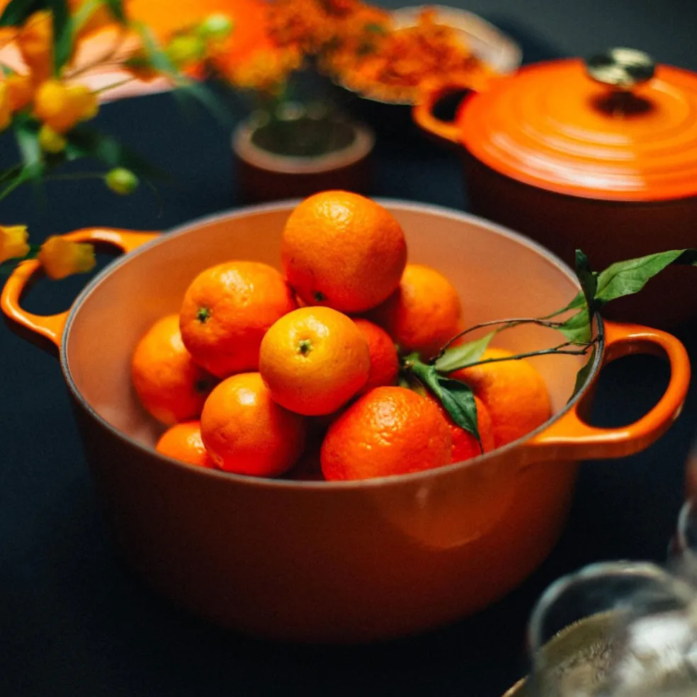 Cocotte Flamme Dorée redonda Ed. Especial Centenario Le Creuset