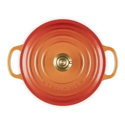 Cocotte Flamme Dorée redonda Ed. Especial Centenario Le Creuset