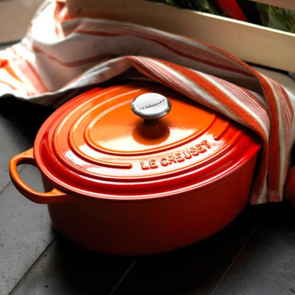 Cocotte oval baja Evolution de Le Creuset
