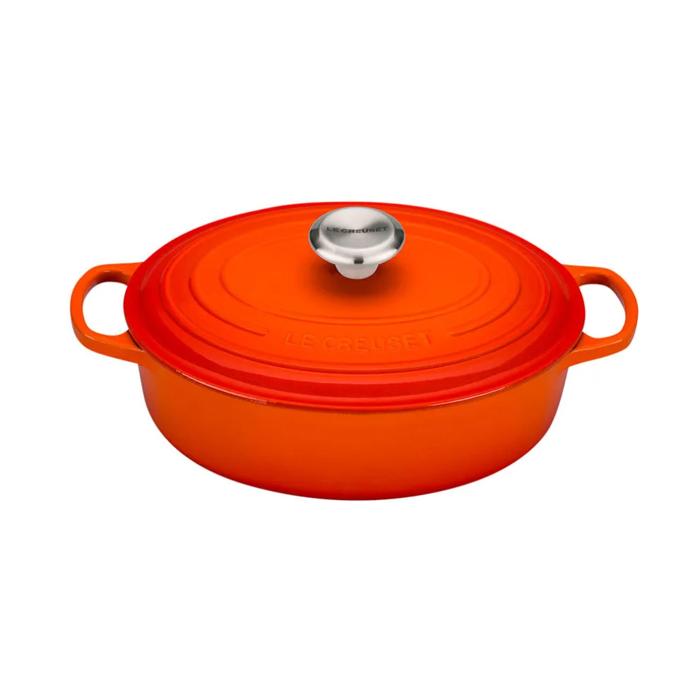 Cocotte oval baja Evolution de Le Creuset