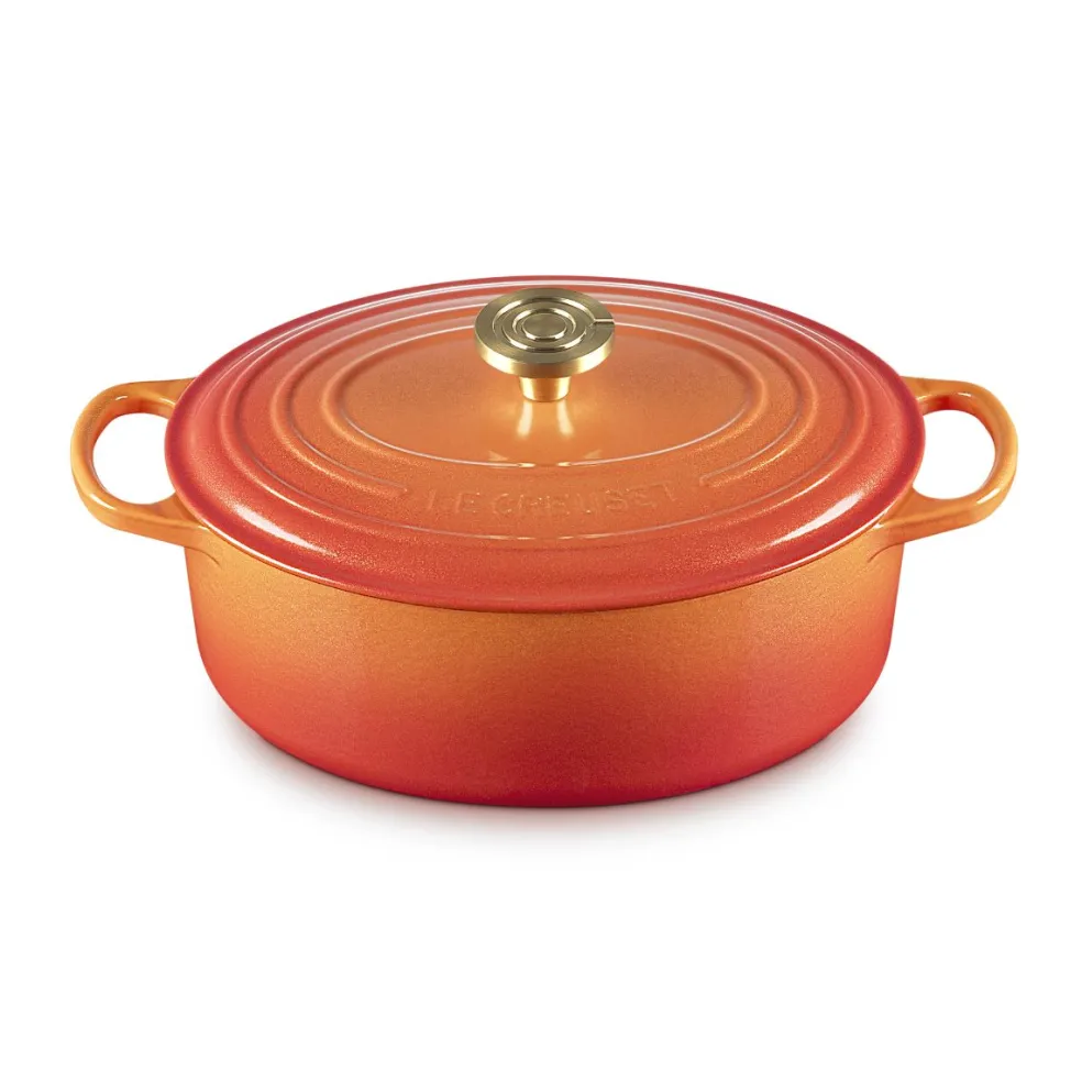 Cocotte oval de hierro ¡Edición Especial Centenario! Le Creuset