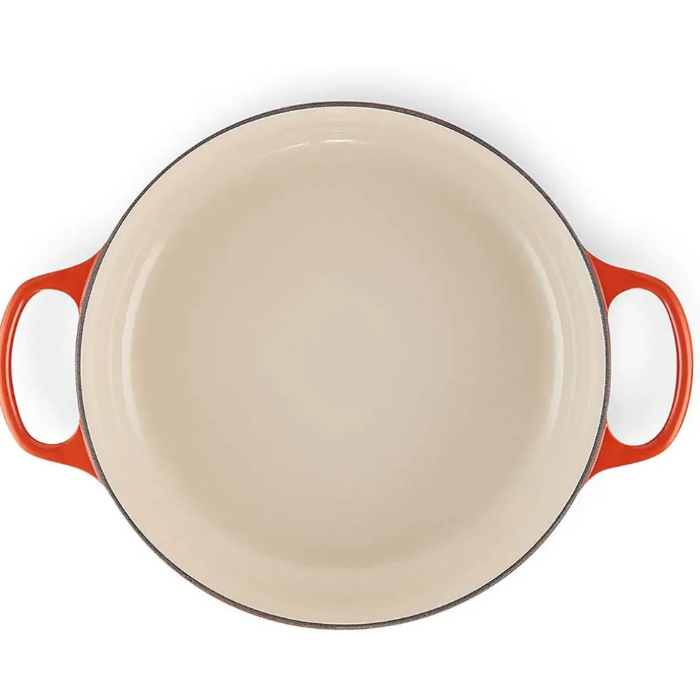 Cocotte redonda baja Signature Le Creuset