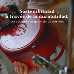 Cocotte redonda baja Signature Le Creuset