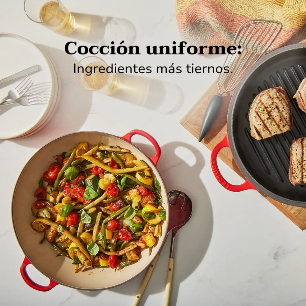 Cocotte redonda baja Signature Le Creuset