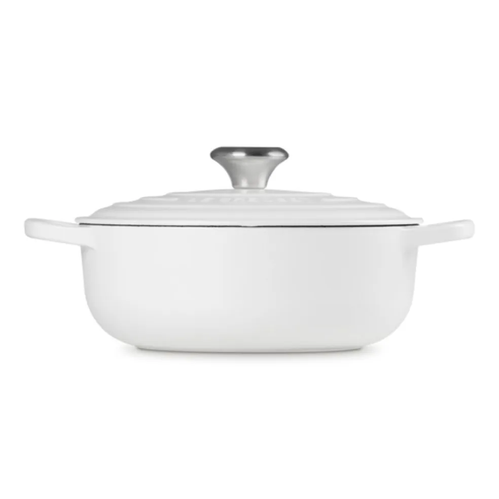 Cocotte redonda baja Signature Le Creuset