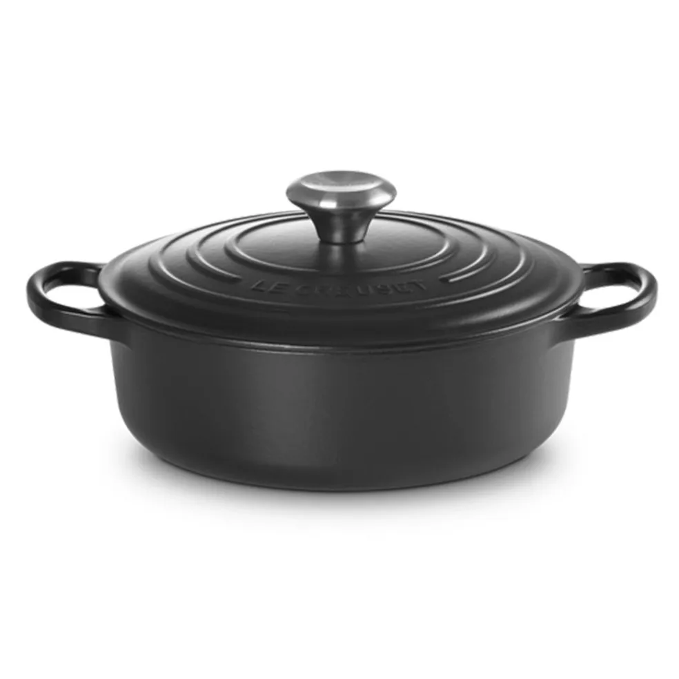 Cocotte redonda baja Signature Le Creuset