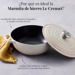 Cocotte tipo Marmita Gourmet negro mate 22cm Le Creuset