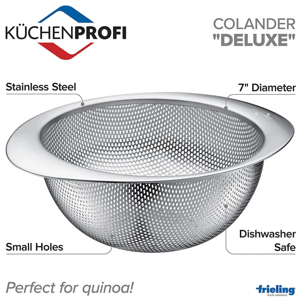 Colador acero inox DELUXE de Küchenprofi
