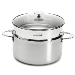 Colador inox para cocer al vapor De Buyer