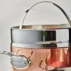Colador inox para cocer al vapor De Buyer