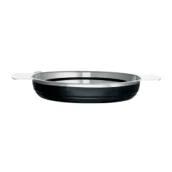 Colador plegable negro Rösle