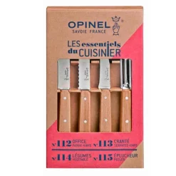 Conjunto cuchillos y pelador Opinel Essentiels