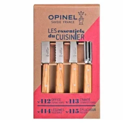 Conjunto cuchillos y pelador Opinel Essentiels