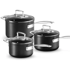 Conjunto de 3 cazos antiadherentes TNS PRO Le Creuset