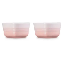 Conjunto de dos ramequines corazón Le Creuset