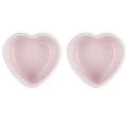 Conjunto de dos ramequines corazón Le Creuset