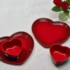 Conjunto de dos ramequines corazón Le Creuset