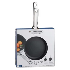 Conjunto de dos sartenes antiadherentes 3-PLY de Le creuset