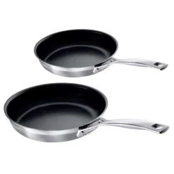 Conjunto de dos sartenes antiadherentes 3-PLY de Le creuset