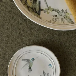 Conjunto de 4 platos cerámicos Belvedere de Laura Ashley