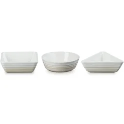 Conjunto de 3 platos para aperitivos Le Creuset