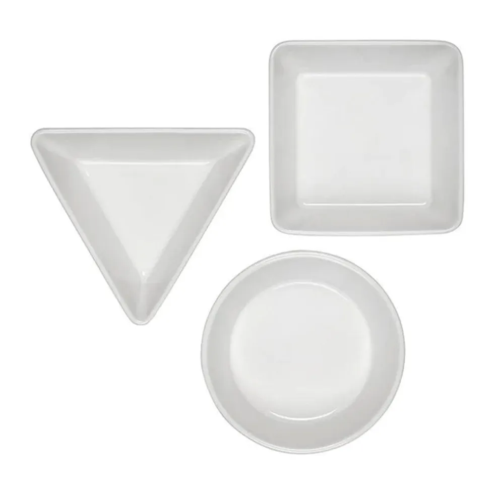 Conjunto de 3 platos para aperitivos Le Creuset