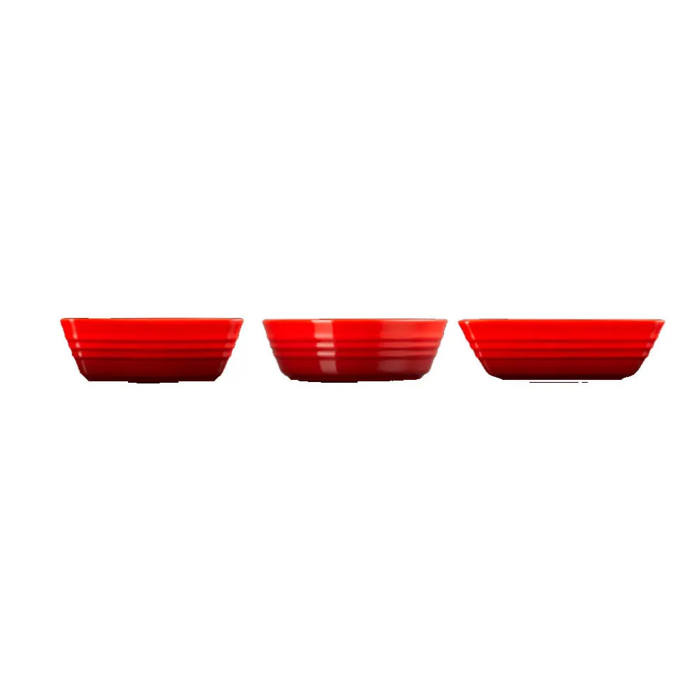 Conjunto de 3 platos para aperitivos Le Creuset