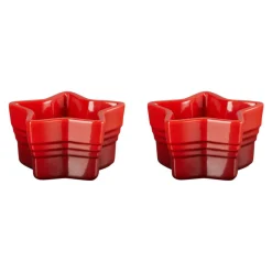 Conjunto de 2 ramequines Estrella Colección Christmas Le Creuset