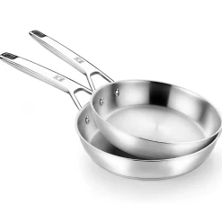Conjunto de 2 sartenes acero inox Signature de Bra