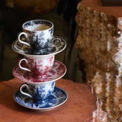 Conjunto de taza espresso y plato Estelle Olsson & Jensen