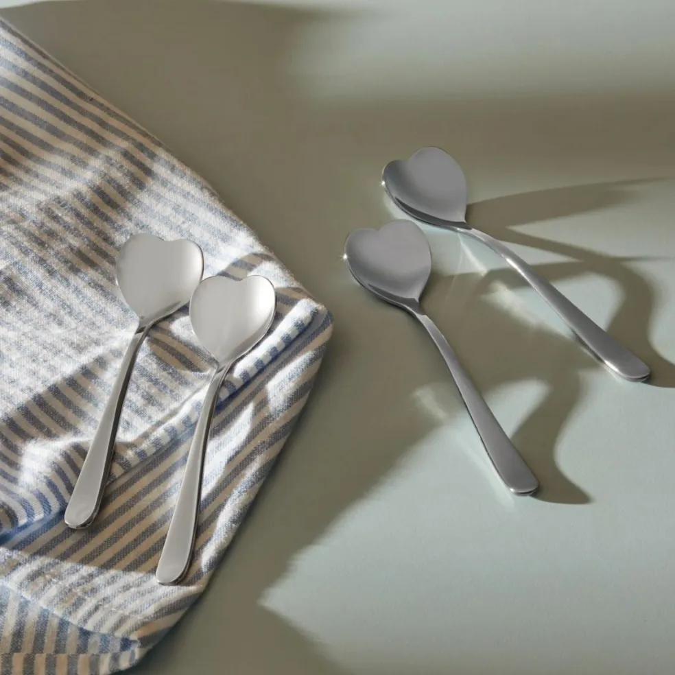 Conjunto de taza y cuchara corazón Miriam Mirri Alessi