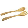 Conjunto de tenedor y cuchara de madera de olivo Bérard