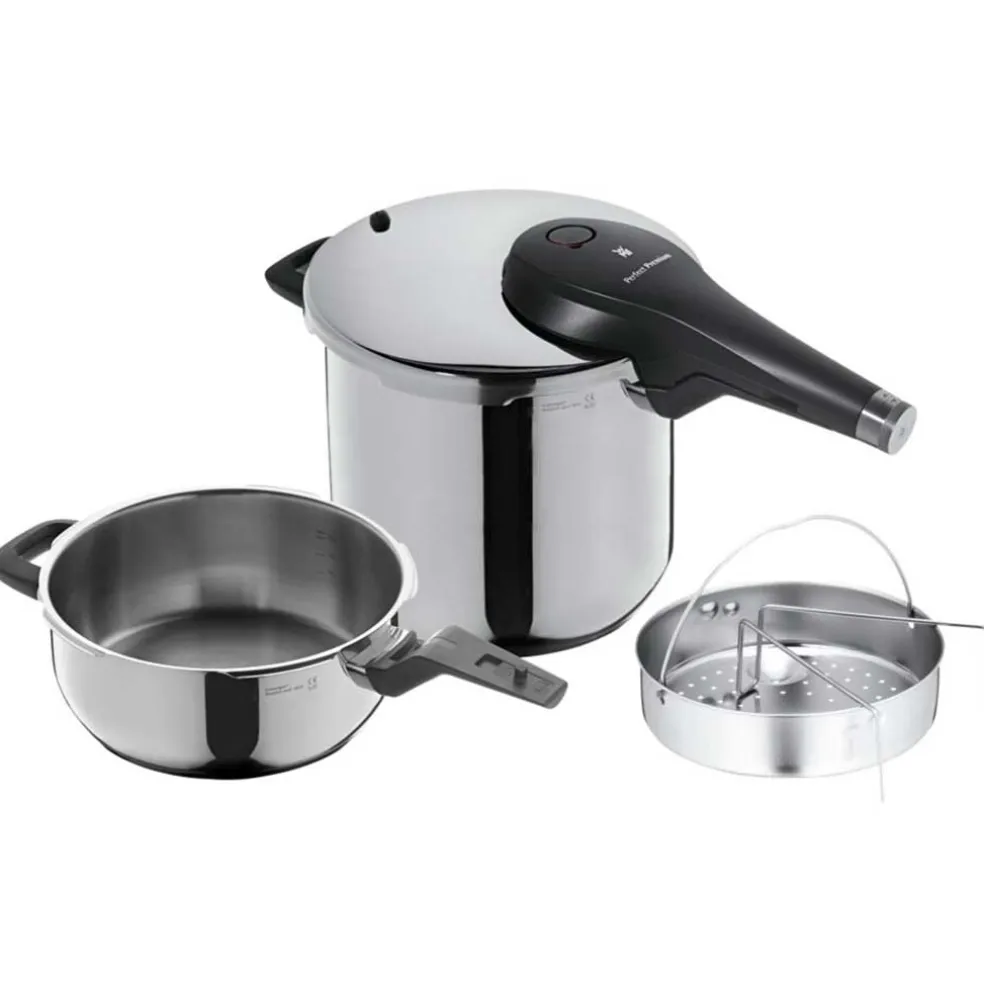 Conjunto olla rápida WMF Perfect Premium 6,5+ cuerpo de 3L