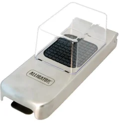 Cortador de patatas y verduras de inox con tres cuchillas y recogedor Alligator