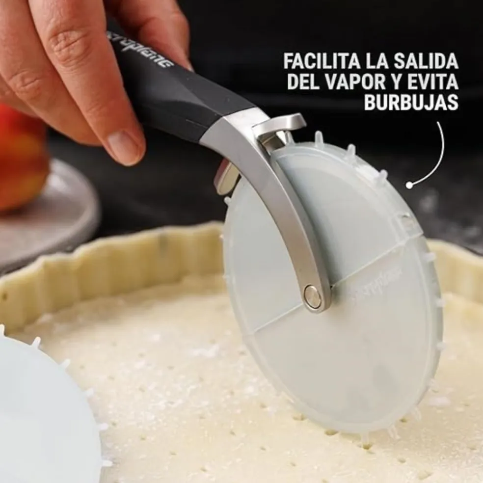 Cortador de pizzas con funda protectora 2 en 1 Microplane